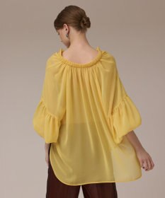 GRACE CONTINENTAL ボリュームカフタントップ