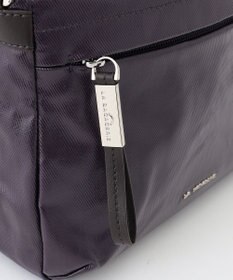 LA BAGAGERIE コーティングキャンバス ミニショルダーバッグ