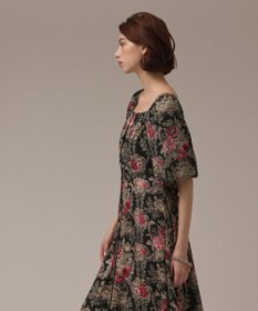 GRACE CONTINENTAL ヴィンテージフラワープリントワンピース