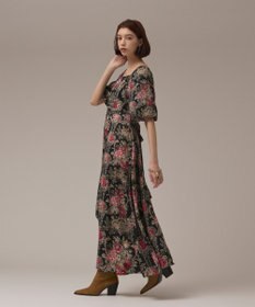 GRACE CONTINENTAL ヴィンテージフラワープリントワンピース