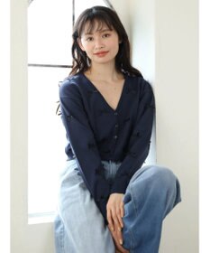 Green Parks ・ＡＮＤ　ＳＥＡＲＣＨ　メニーリボンカーディガン