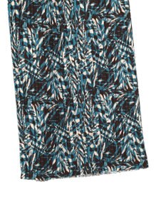 Green Parks セルフカットプリーツ柄パンツ