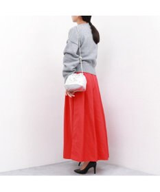 UNBILLION カシュカシュ cachecache / 口元ギャザーメタリックキルトミニショルダー