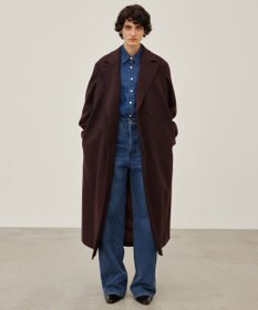 BEIGE， 【洗える】DELAUP / ダンガリー風コットンデニムシャツ