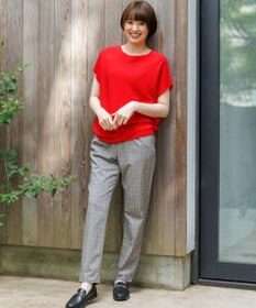 ANY L 【新色追加/洗濯機可/UVカット/ウエストゴム/ストレッチ】7daysデイリーパンツ