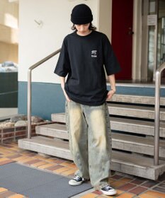 WEGO 【接触冷感/吸水速乾/ユニセックス着用ITEM/SMLサイズ展開】別注BENDAVISクールタッチワンポイントT（SS）