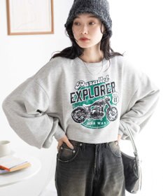 WEGO ヴィンテージライクショートスウェット