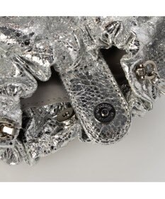 UNBILLION カシュカシュ cachecache / 口元ギャザーメタリックキルトミニショルダー