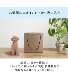 YAMATO テーブル＆キッチン 【TWINBIRD】HEPAフィルター空気清浄機  メタリックベージュ  AC-5943VO