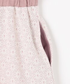 組曲 KIDS 【150-160㎝】 フロストフラワージャガード ワンピース