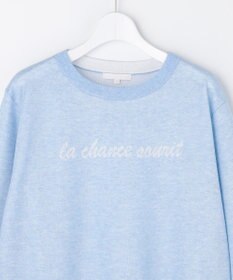 自由区 L グラフィックジャカード ニット