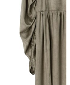 Green Parks ■ＥＳＣＡＲ　スエード調ギャザーキリカエワンピース