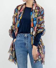 muto スティグリンドベリ ポテリー シルクカシミヤストール