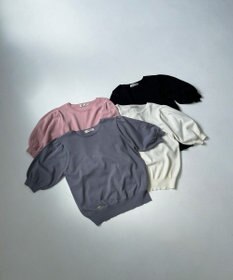 Feroux 【接触冷感・UVカット・洗える】クルーネックハーフスリーブ プルオーバー