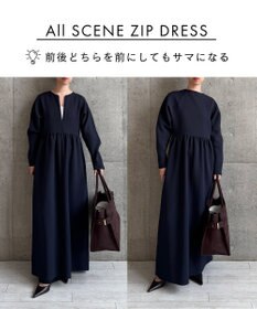 #Newans 【洗濯機可】オールシーンジップドレス