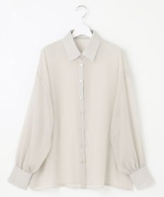 Feroux 【洗える】ベーシックシアー シャツ