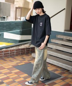 WEGO 【接触冷感/吸水速乾/ユニセックス着用ITEM/SMLサイズ展開】別注BENDAVISクールタッチワンポイントT（SS）