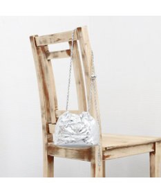 UNBILLION カシュカシュ cachecache / 口元ギャザーメタリックキルトミニショルダー