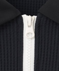 23区GOLF 【23Fondation/MEN】【UVケア】ワッフルジップアップ