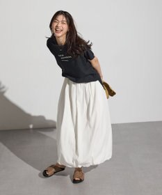 ANY L 【撥水/ウエストゴム】バルーンスカート