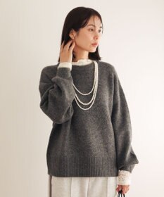 Green Parks ｆｕｗａっと袖パフニットプルオーバー