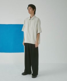 WEGO 【LUCY】アイススウェードハーフジップシャツ（S）