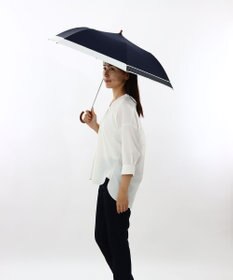 AURORA 【WEB限定】 晴雨兼用トップフラット折傘（バイカラー）