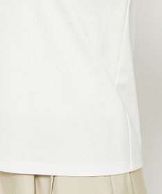 uncrave ダブルフェイスジャージー オーガンジーコンビトップス