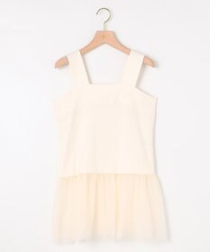 組曲 チュールレイヤード タンク