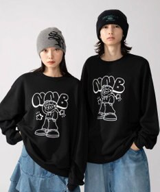 WEGO 【2025年秋冬新作/SMLXLサイズ展開/ユニセックス着用ITEM】アソートグラフィックプルオーバー