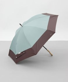 AURORA 【Ungrid（アングリッド）】切継ぎロゴプリント晴雨兼用傘（長傘）