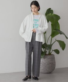 AMERICAN HOLIC イージーケアコクーンバックタックシャツ