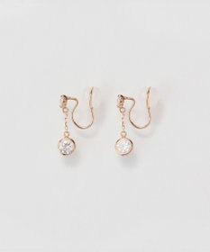 Phoebe 【K10】ティアーズビジューイヤリング　ローズゴールド