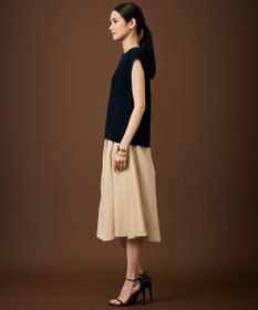 自由区 【SHIHOさん着用・レイヤード・旬スタイル】リネンコットン ベスト