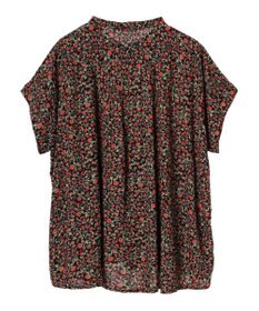 Green Parks アソート柄さらっとレーヨンブラウス