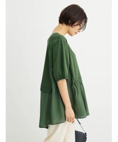 Green Parks カットドッキングフレアラインプルオーバー