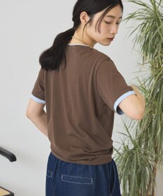 AMERICAN HOLIC 配色レイヤード風シアーＴシャツ
