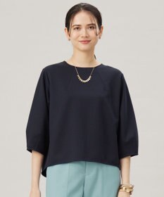 自由区 L 【セットアップ対応・洗える】ブークレダンボール カットソー