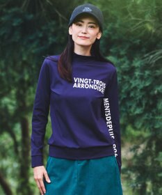 23区GOLF 【WOMEN】【吸水速乾/UVカット】スポーティ モックネックシャツ