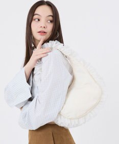 LeSportsac RUFFLE ZIP HOBO/メレンゲレースラッフル