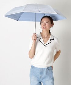 MOONBAT 【WEB限定】 POLO RALPH LAUREN（ポロ ラルフローレン） 晴雨兼用日傘 ワンポイントポロベア プリント 折りたたみ傘 ポーチタイプ 1級遮光/遮熱/遮光