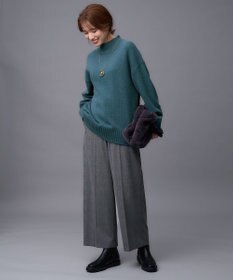 ANY 【6色展開】ラムウールハイネックニット