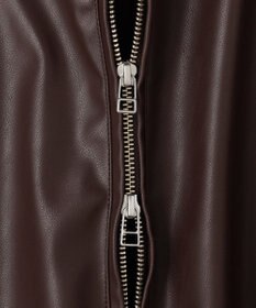 UNFILO MENS アラエルレザーライク ブルゾン