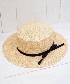 石田製帽 花麦ｘマニラ麻 キャノチエ