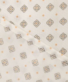 J.PRESS LADIES L 【洗える】 ジオメトリック スタンドカラー ブラウス