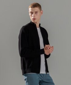 JOSEPH HOMME 【イージーケア】 ヴィスコースリンクス　ジップアップカーディガン