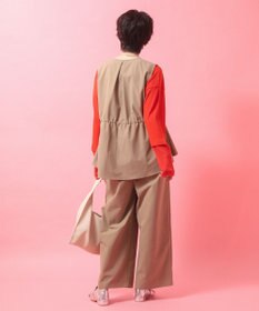 Green Parks 袖チュールリブプルオーバー