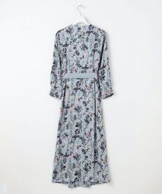 自由区 S 【WEB&一部店舗限定】ハーバルフロープリント8分袖 ワンピース