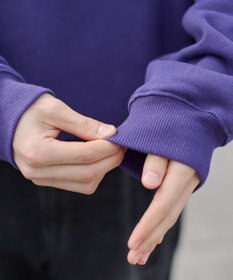 WEGO 【ユニセックス着用ITEM/MLサイズ展開/裏起毛】ショートドロストヘンリーネックプルオーバー