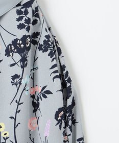 自由区 S 【WEB&一部店舗限定】ハーバルフロープリント8分袖 ワンピース